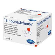 Abbildung: Tamponadebinde 1 cm x 5 m steril Hartmann 1 St, Binden PZN 01002981 