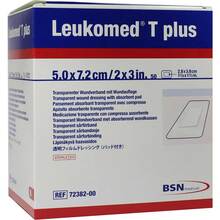 Leukomed transp. plus sterile Pflaster 5x7,2 cm 50 St