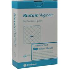 Biatain Alginate Kompressen 5x5 cm 10 St