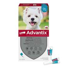 Abbildung: Advantix Spot-on Hund 4 - 10 kg Lösung 4 St, Lösung PZN 02362517 
