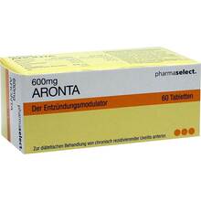 Abbildung: Aronta 600 mg Tabletten 60 St, Tabletten PZN 02407935 