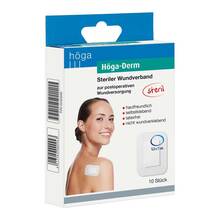 H&ouml;ga Derm Pflaster 53mmx70mm steril 10 St