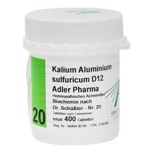 Biochemie Adler 20 Kalium aluminium sulfuricum D12 Tabletten 400 St