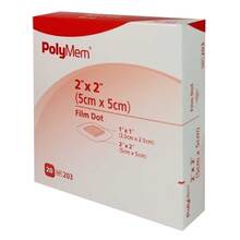 Polymem Wund Pad mit selbstklebend 20 St