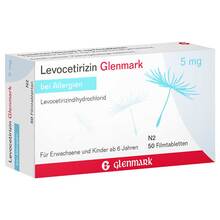 Levocetirizin Glenmark 5 mg Filmtabletten 50 St