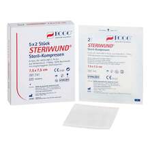 Rogg Steriwund Kompresse 7,5x7,5 5x2 St