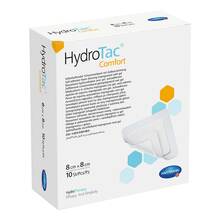 Abbildung: Hydrotac comfort Schaumverband 8x8 cm steril 10 St, Verband PZN 03452636 