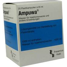 Ampuwa Plastikampullen Injektions- / Infusionsl&ouml;sung 20x20 ml