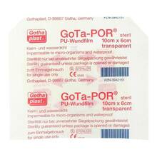 Gota-Por PU Wundfilm 10x6 cm steril Pflaster 1 St