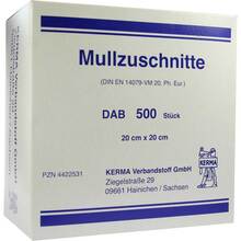 Mullzuschnitte BW unsteril 2 500 St