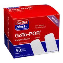 Gota-Por Kan&uuml;lenpflaster 58x80 mm 50 St