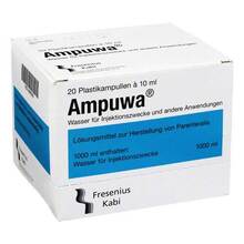 Ampuwa Plastikampullen Injektions- / Infusionsl&ouml;sung 20x10 ml