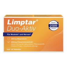 Abbildung: Limptar Duo-Aktiv Tabletten 30 St, Tabletten PZN 07234913 