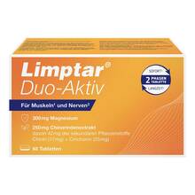 Abbildung: Limptar Duo-Aktiv Tabletten 60 St, Tabletten PZN 07235120 