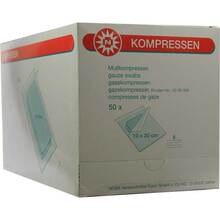 Mullkompressen 10x20cm 8-fac 50x2 St