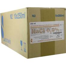 Isotonische Kochsalzlösung 0,9% Bernburg Infusionslösung 10x250 ml