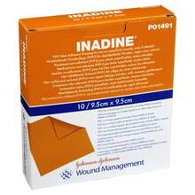Inadine Salbengaze mit Pvp Io 10 St