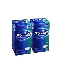 Abbildung: Nicotinell Lutschtabletten 2 mg Mint zuckerfrei Lutschtabletten, 2x96 St PZN 08029958