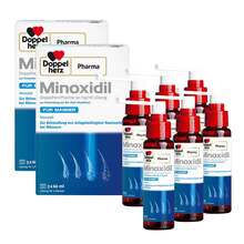 Abbildung: MINOXIDIL DoppelherzPharma 50 mg/ml Lösung für Männer Lösung, 2x180 ml PZN 08032350