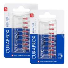 Abbildung: Curaprox Cps 07 prime Interdentalbürsten Refill  2x8 St, Zahnbürste PZN 08032510