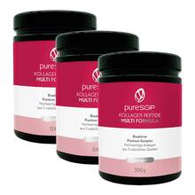 Puresgp Kollagen Peptide Multi Formula Pulver 3x300 g