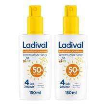 Abbildung: LADIVAL empfindliche Kinderhaut Spray LSF 50+ 2x150 ml, Spray PZN 08032719 