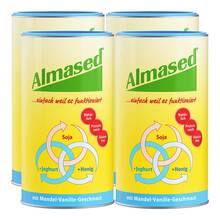 Abbildung: Almased Vitalkost Mandel-Vanille Pulver 4x500 g, Pulver PZN 08032725 
