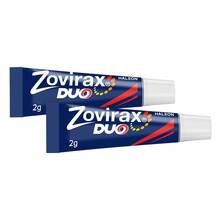 Abbildung: ZOVIRAX Duo 50 mg/g / 10 mg/g Creme 2x2 g, Creme PZN 08032783 