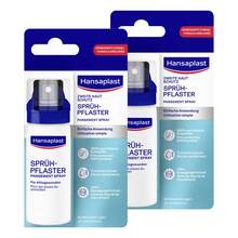 Abbildung: Hansaplast Zweite Haut Schutz Sprüh-Pflaster 2x40 ml, Sprühflasche PZN 08032809 