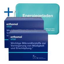Abbildung: Orthomol Vital Trinkfläschchen / Kapseln Kombipackung 2x30 St, Kombipackung PZN 08032857 