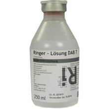 Ringer L&ouml;sung DAB 7 Plastik 250 ml