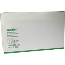 Gazin Kompressen 7,5x7,5cm 1 20x5 St