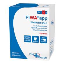 Wattest&auml;bchen gro&szlig;er Kopf steril 50x2 St