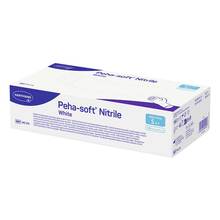 Peha Soft nitrile white Untersuchungshandschuhe puderfrei unsteril S 100 St