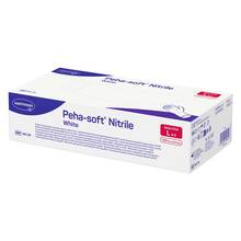 Peha Soft nitrile white Untersuchungshandschuhe puderfrei unsteril L 100 St