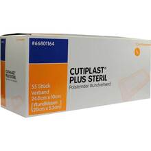 Cutiplast Plus steril 10x24,8 cm Verband 55 St