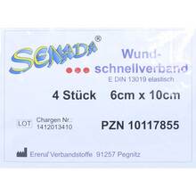 Senada Wundschnellverband 6x10 cm 4 St