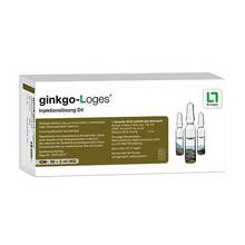 Ginkgo-Loges Injektionsl&ouml;sung D 4 Ampullen 50x2 ml