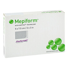 Abbildung: Mepiform 5x7,5 cm Verband 5 St, Verband PZN 11155622 