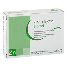 Zink + Biotin Kapseln 40 St
