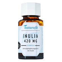 Abbildung: Naturafit Inulin 420 mg Kapseln 90 St, Kapseln PZN 11862555 