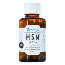 Naturafit MSM 500 mg Kapseln 120 St