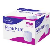 Abbildung: Peha-Haft Fixierbinde latexfrei 6 cmx20 m 8 St, Binden PZN 12550378 