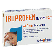 Ibuprofen Holsten akut 400 mg Filmtabletten 10 St