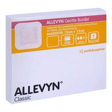 Allevyn Gentle Border 7,5x7,5 cm Schaumverband  10 St