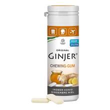 Abbildung: Ingwer Ginjer Kaugummi Honig 30 g, Kaugummi PZN 14300591 