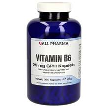 Vitamin B6 25 mg GPH Kapseln 360 St