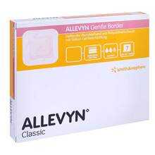 Allevyn Gentle Border 7,5x7,5 cm Schaumverband  5 St