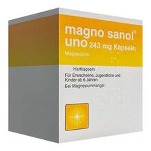 Magno Sanol uno 243 mg Kapseln 20 St