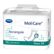 Molicare rectangular 3 Tropfen 20x40 cm 50 St